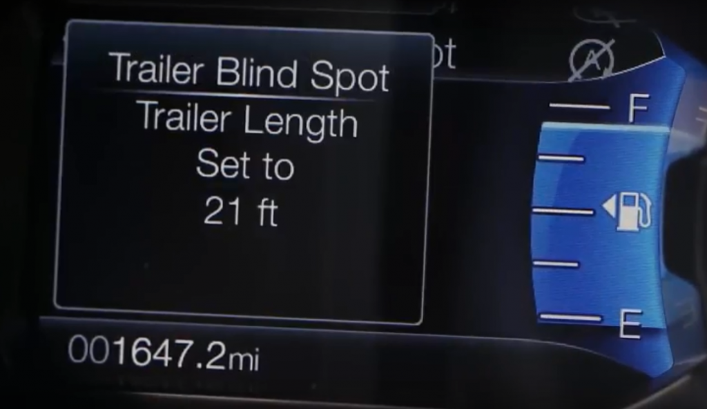 ford ranger trailer blindspot system