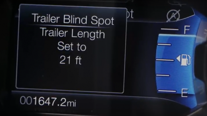 ford ranger trailer blindspot system
