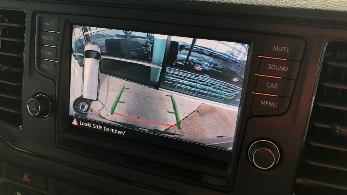 volkswagen crafter reverse camera