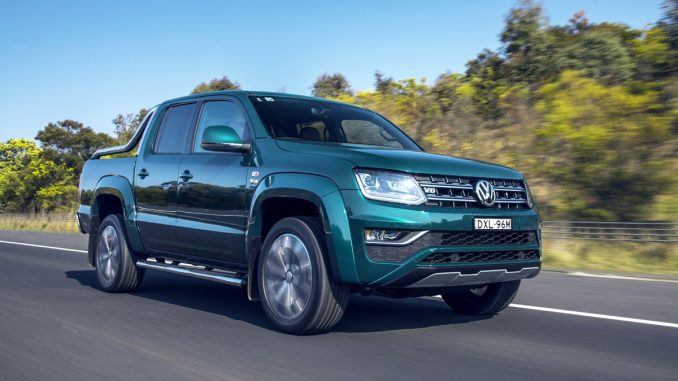 Amarok V6 Ultimate 580 front 3qtr