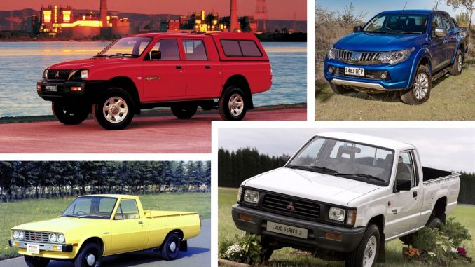 four decades of mitsubishi triton