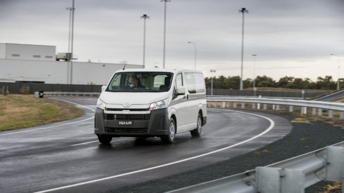 2019 Toyota HiAce LWB Van.