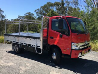 Hino 300 721 Wide Cab exterior front qtr