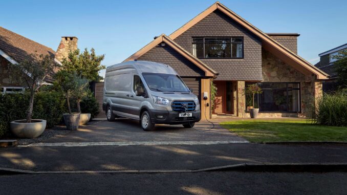 Ford E Transit Front charging 2