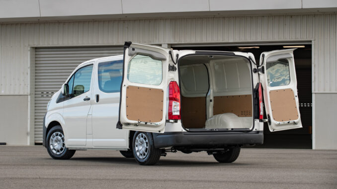 Toyota HiAce barn doors