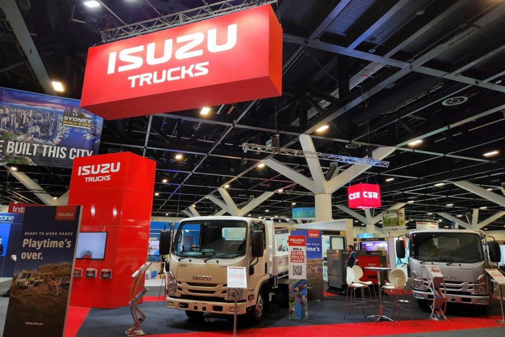 Sydney Build Expo Isuzu Trucks Stand