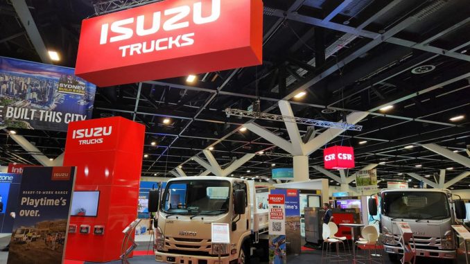 Sydney Build Expo Isuzu Trucks Stand